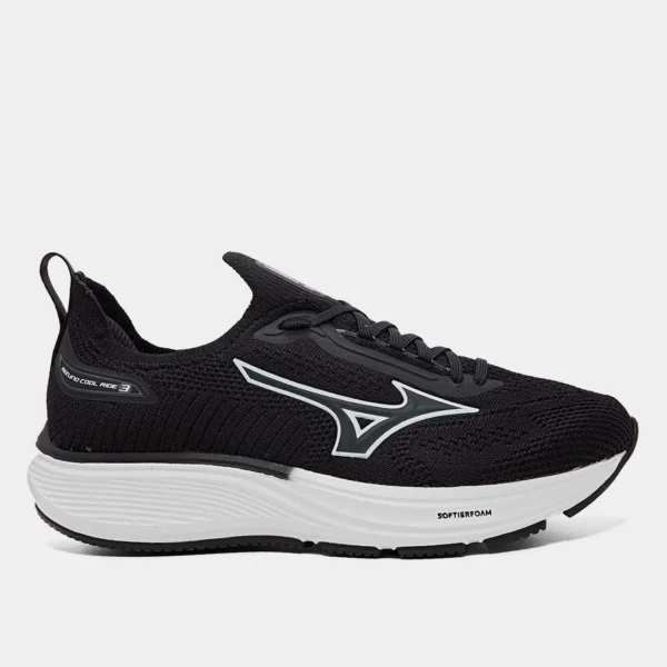 Tênis Mizuno Cool Ride 3 Masculino - Preto+Chumbo