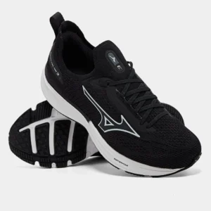 Tênis Mizuno Cool Ride 3 Masculino - Preto+Chumbo - Imagem 2