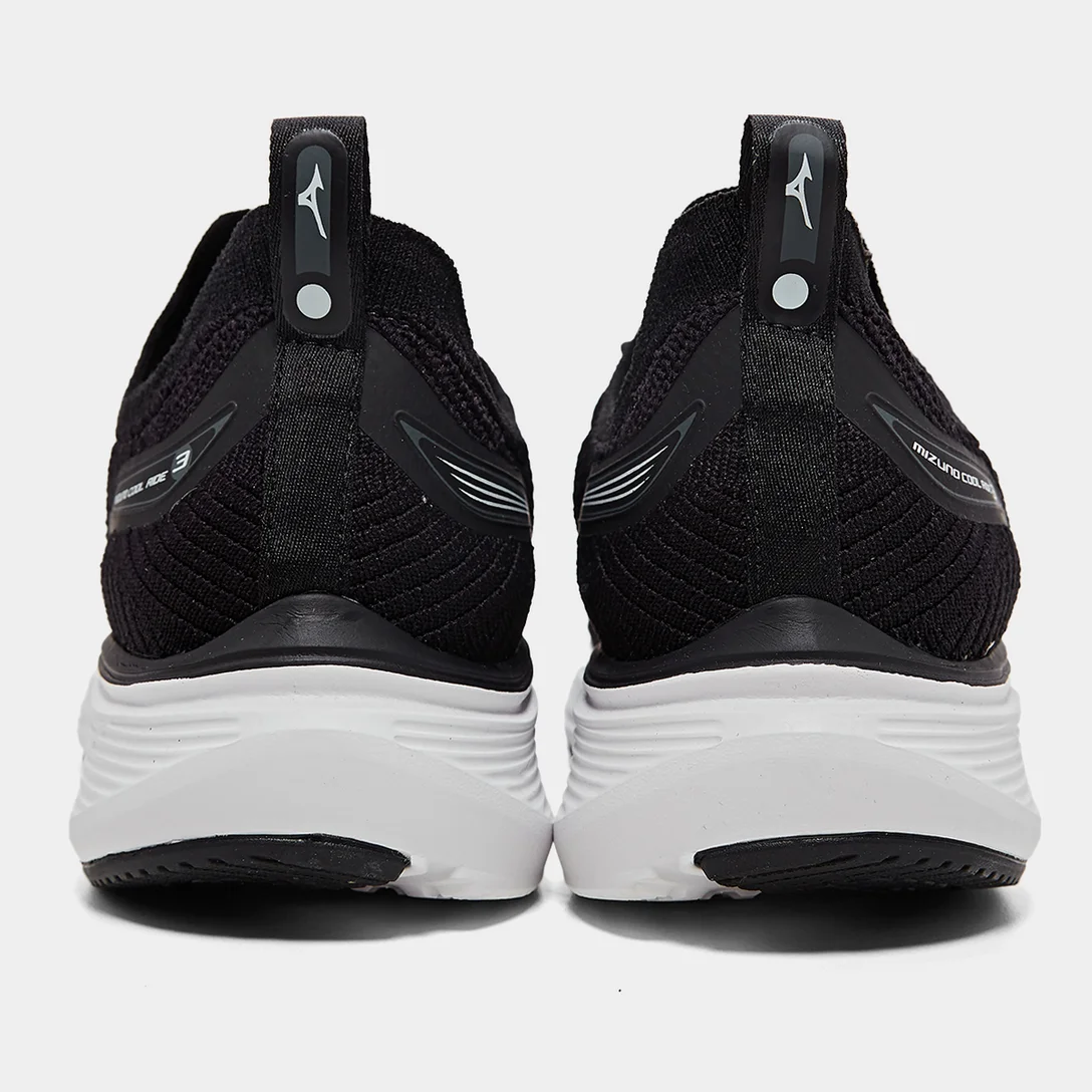 Tênis Mizuno Cool Ride 3 Masculino - Preto+Chumbo - Imagem 3