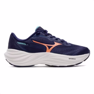Tênis Mizuno Goya 3 Feminino - Marinho/Papaia - Imagem 6