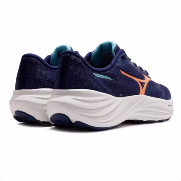 Tênis Mizuno Goya 3 Feminino - Marinho/Papaia