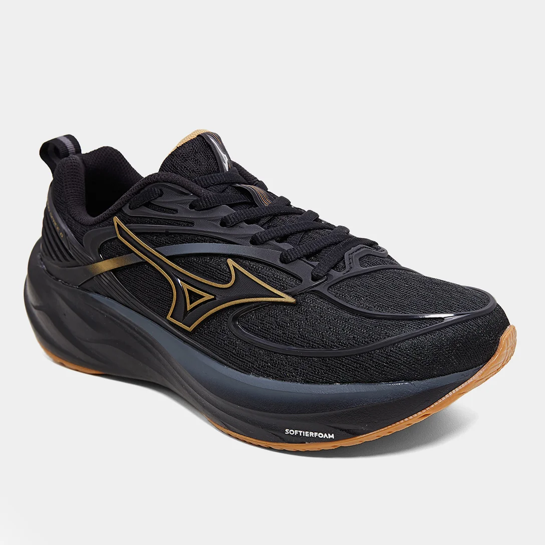 Tênis Mizuno Space 6 Masculino - Preto - Imagem 2