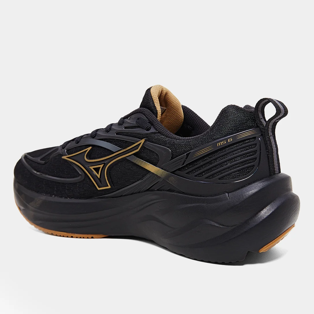 Tênis Mizuno Space 6 Masculino - Preto - Imagem 3