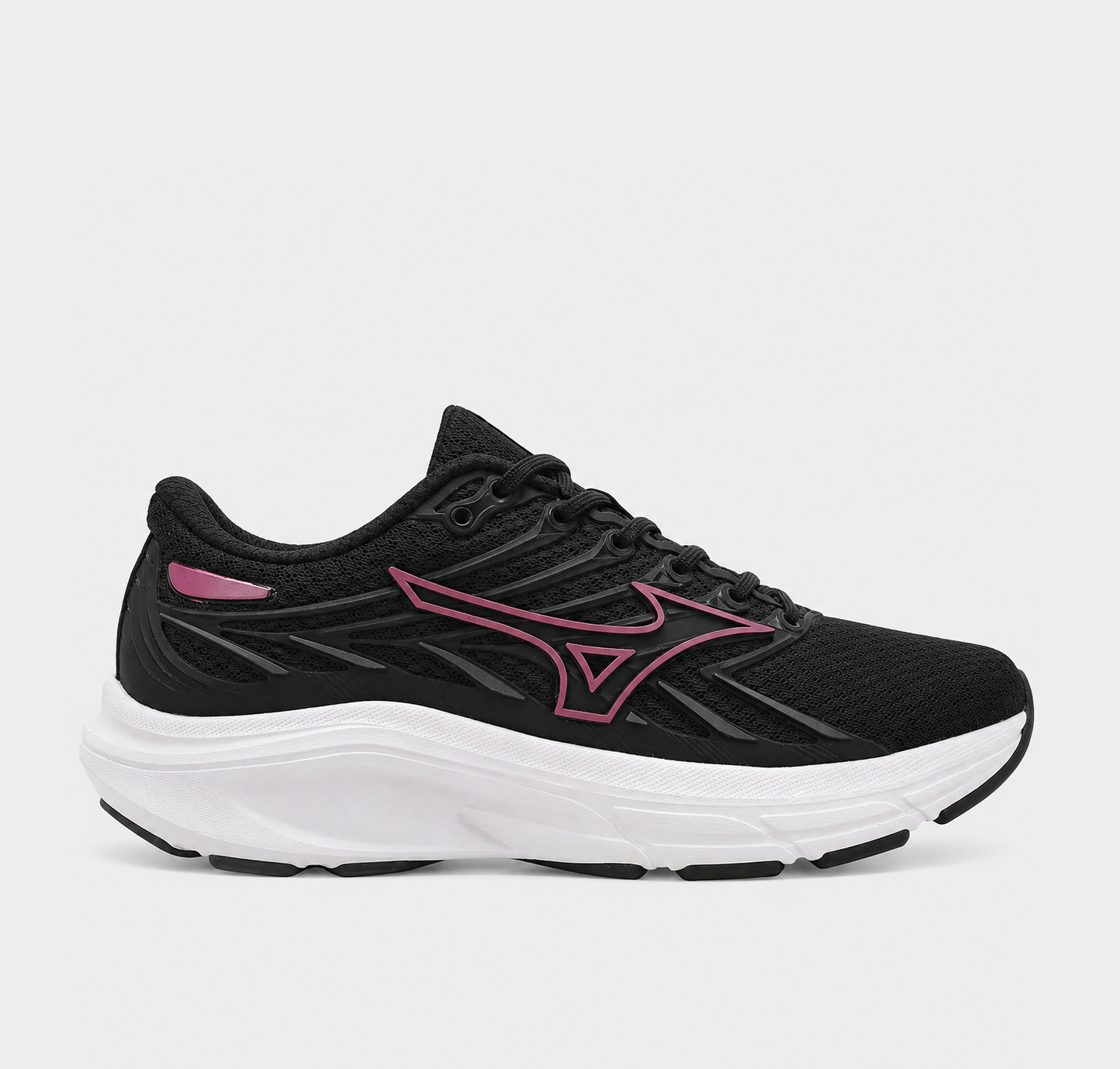 Tênis Mizuno Jet 8 Feminino - Preto/Roxo - Imagem 1