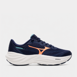 Tênis Mizuno Goya 3 Feminino - Marinho/Papaia