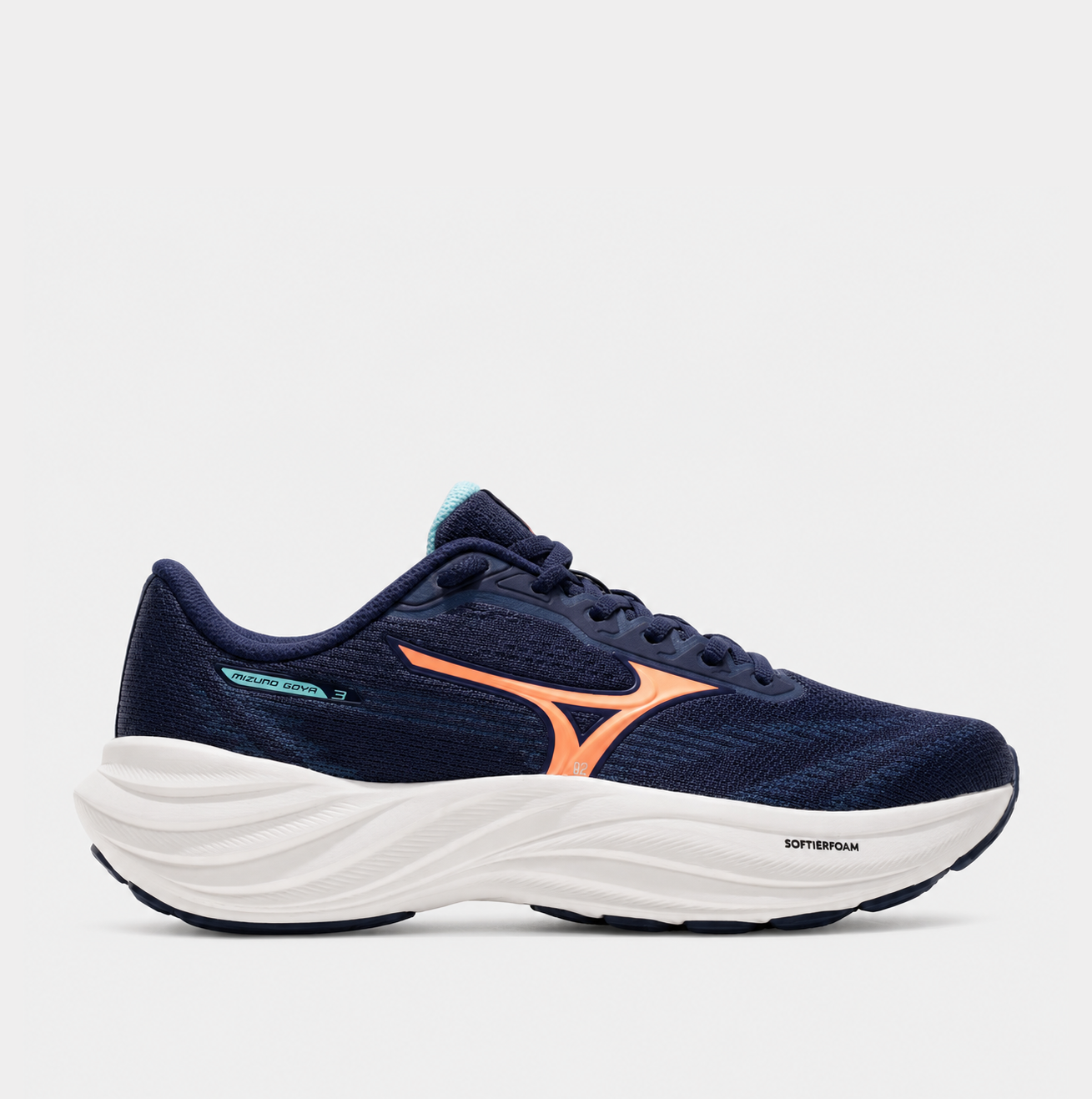 Tênis Mizuno Goya 3 Feminino - Marinho/Papaia - Imagem 1